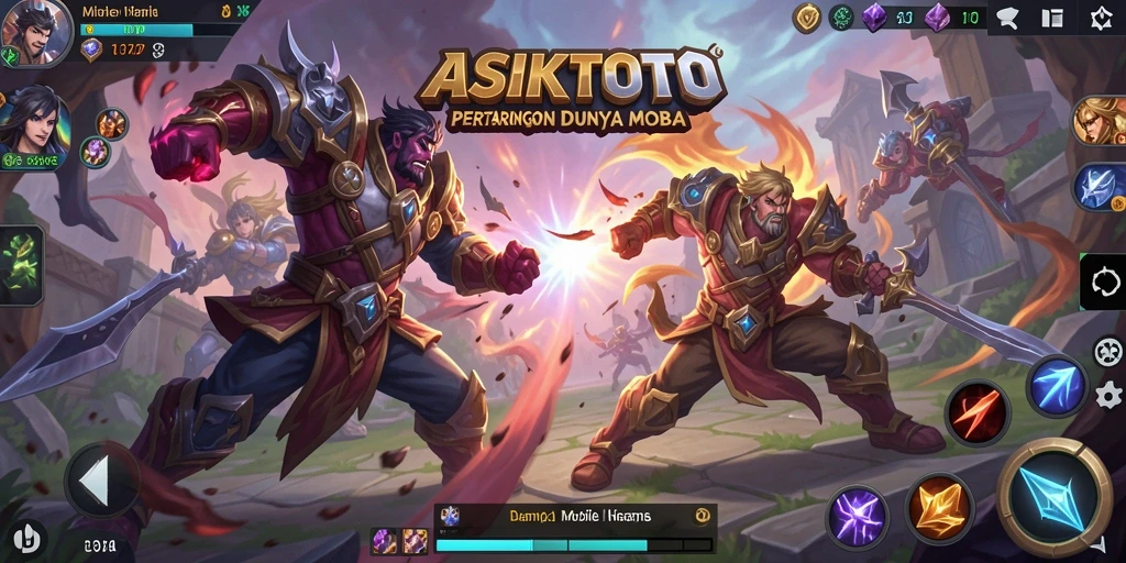 Tampilan menarik saat pertarungan sengit di ASIKTOTO.