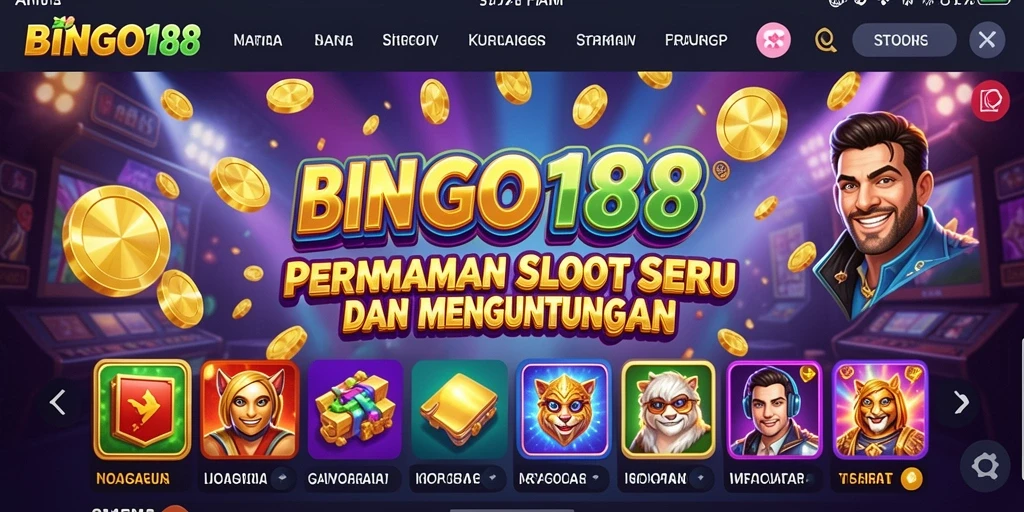Tampilan gameplay BINGO188 yang menarik dan penuh warna.