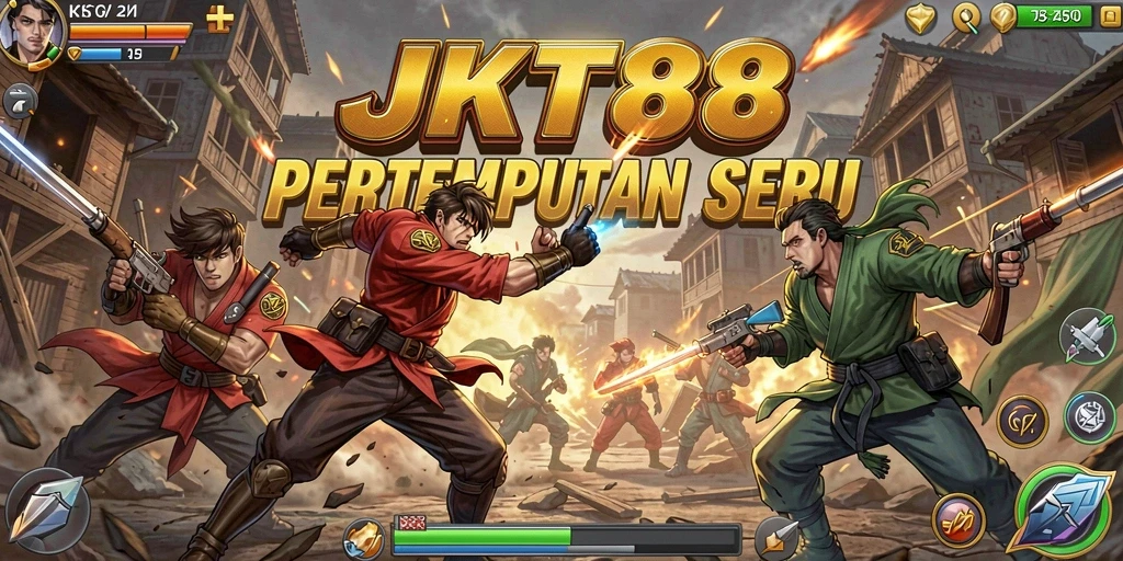Gameplay mendebarkan saat bertempur di JKT88.