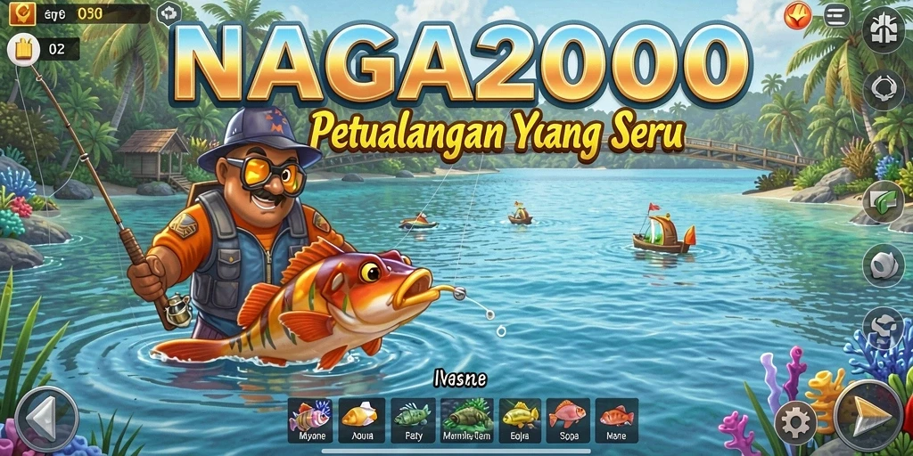 Screenshot menampilkan gameplay memancing yang menantang.