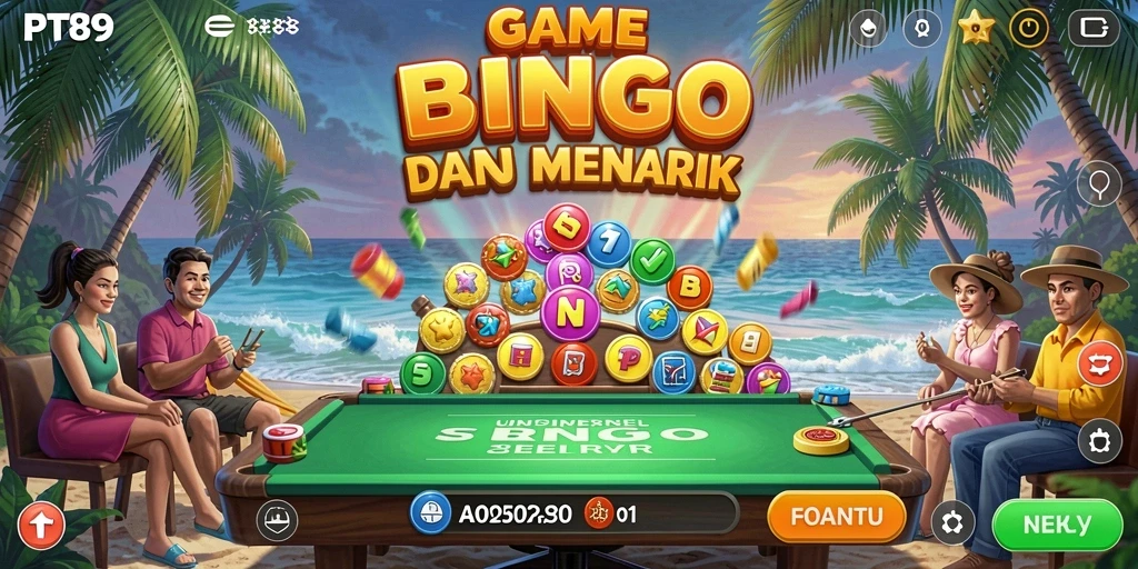 Screenshot gameplay PT89 menampilkan suasana Bingo yang menarik.