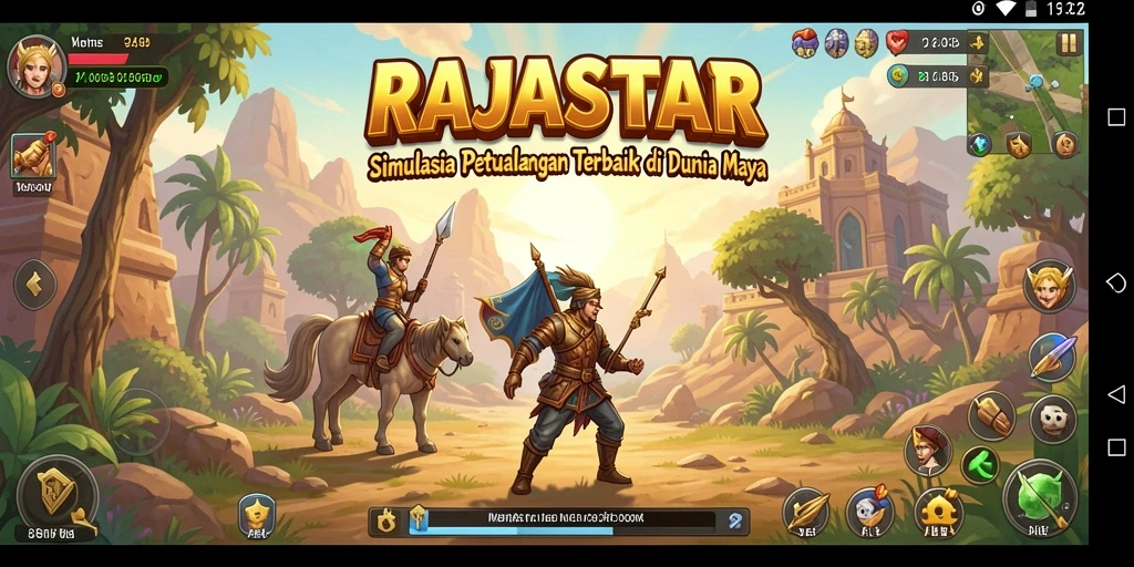 Gameplay menarik dari RAJASTAR yang menunjukkan aksi karakter.