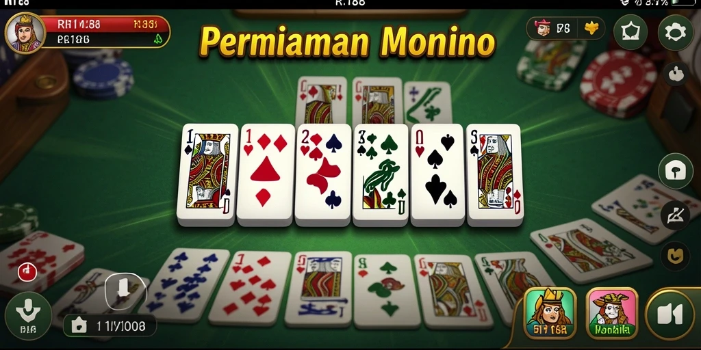 Tampilan screenshot RI188 menunjukkan gameplay Domino yang seru.