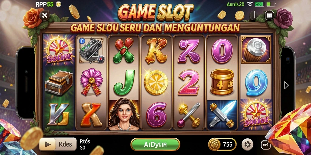 Tampilan gameplay slot yang menarik dan mengasyikkan dari RP55.