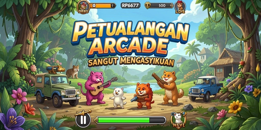 Tampilan gameplay seru dalam RP6677 dengan tantangan menarik.