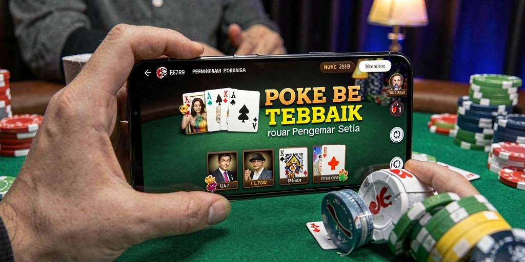 Screenshot utama RP6789 menunjukkan aksi mendebarkan dalam permainan Poker.