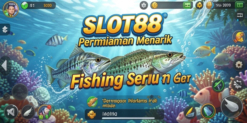 Gameplay SLOT88 yang seru dengan menangkap ikan beragam.