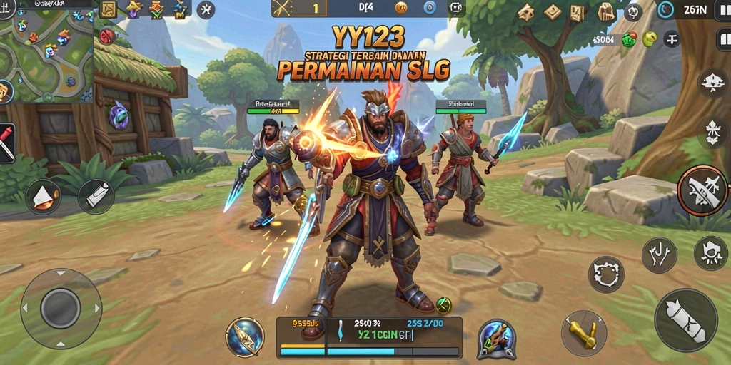 Tampilan gameplay YY123 yang mendebarkan dan strategis.